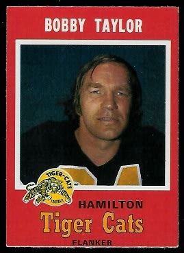 1971 O-Pee-Chee CFL Football Card #64: Bobby Taylor