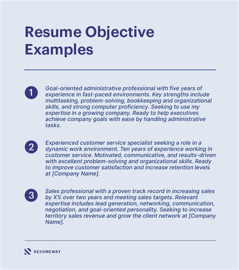 Resume Objective Examples for 2022 [+How-to Guide] | Resumeway