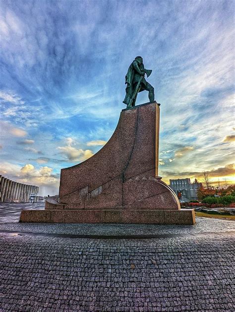 Leif Erikson statue Iceland Photograph by Vincent Carter - Pixels