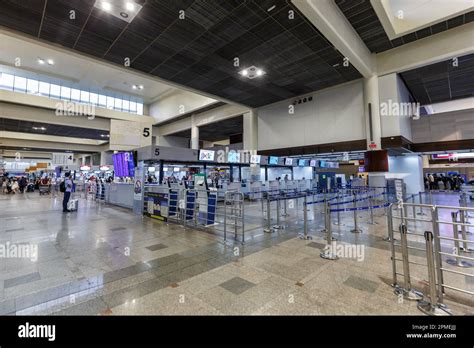 Bangkok, Thailand - February 14, 2023: Don Mueang DMK Airport International Terminal in Bangkok ...