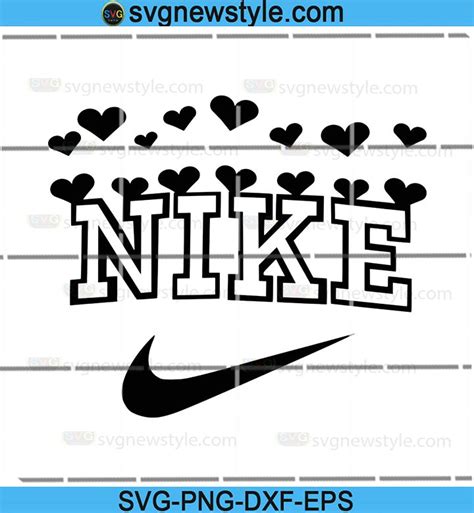 Nike Heart SVG, Nike SVG, Nike Logo Svg, Nike Swoosh, Nike Vector, Nike ...