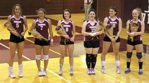 Volleyball Celebrates Senior Day With Big Win - MyVeronaNJ