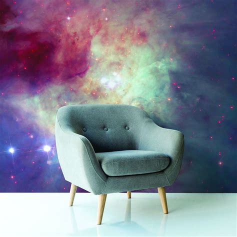 deep space nebula Wallpaper Mural | Linen Chest