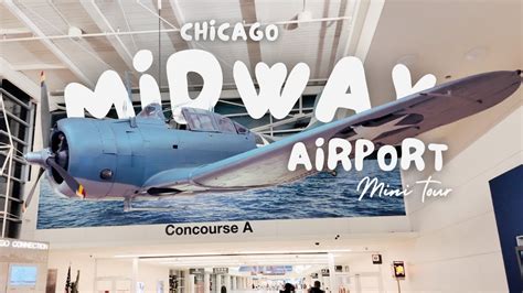 Chicago Midway Airport ️ | Mini Tour 4K - YouTube