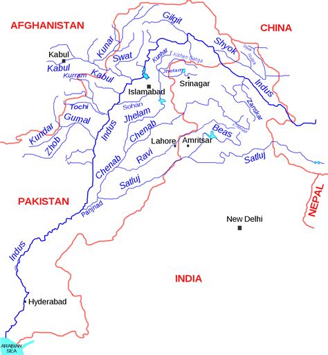 World Maps Library Complete Resources Maps Rivers Ind - vrogue.co