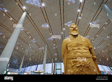 China, Beijing, Beijing International Airport, Interior Stock Photo - Alamy