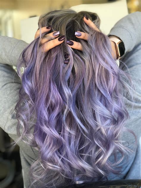 Lavender hair color | Lavender grey hair, Hair inspiration color, Lilac hair