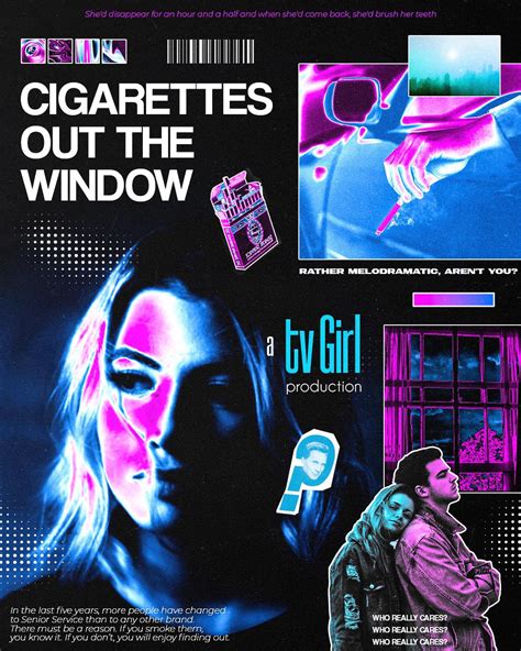 Cigarettes Out The Window Poster :) hope u like : r/tvgirl