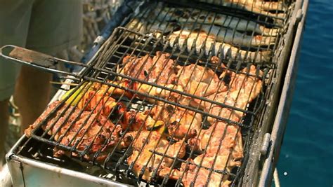 Bbq On the Boat. Barbecue Stock Footage Video (100% Royalty-free) 10114901 | Shutterstock