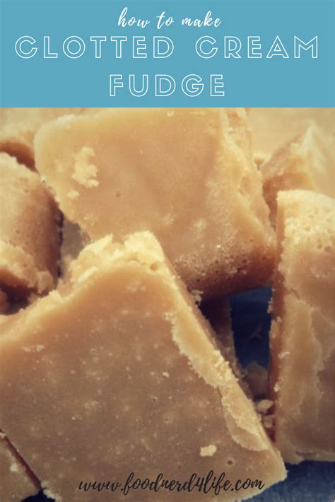 how to make clottid cream fudge for desserts and snacks with only 3 ingredients