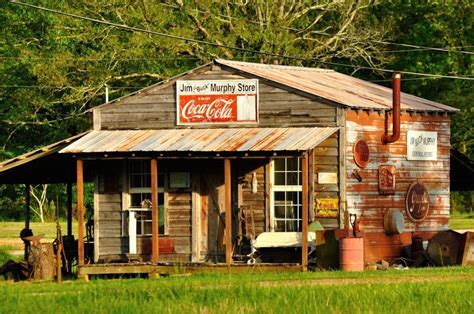 Old Antique General Store in the Field