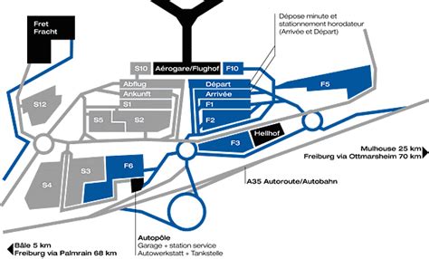 Схема аэропорта Базель