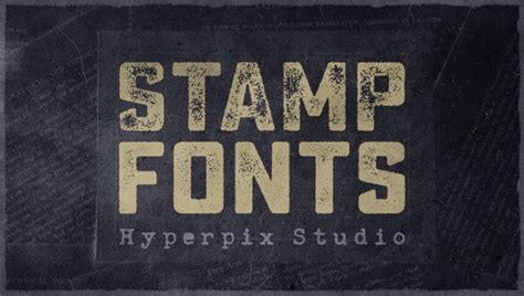 65+ Best Stamp Fonts (FREE / Premium) 2024 | Hyperpix