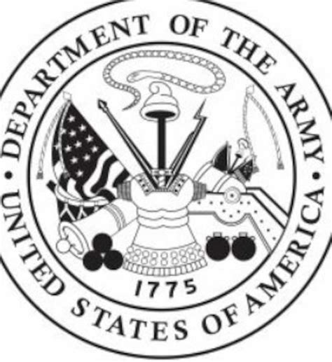 US Army Logo Seal, .ai, .svg, .png, Vector Department of the Army Seal, US Army Logo Digital ...