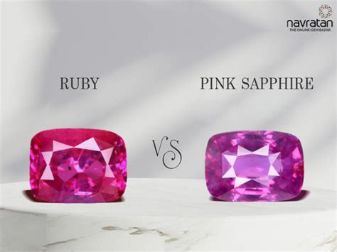 Ruby vs Pink Sapphire: The Major Differences