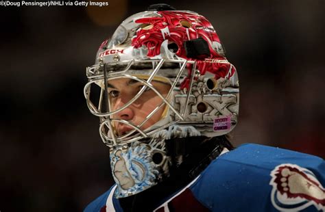 José Theodore, NHL Goalie: Colorado Avalanche Masks