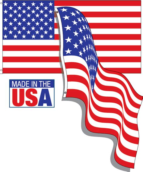 Nylon American Flag with Embroidered Stars – Greater Boston Autoware