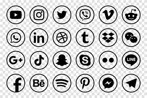 Set popular social media icons. Facebook, instagram, twitter, youtube ...