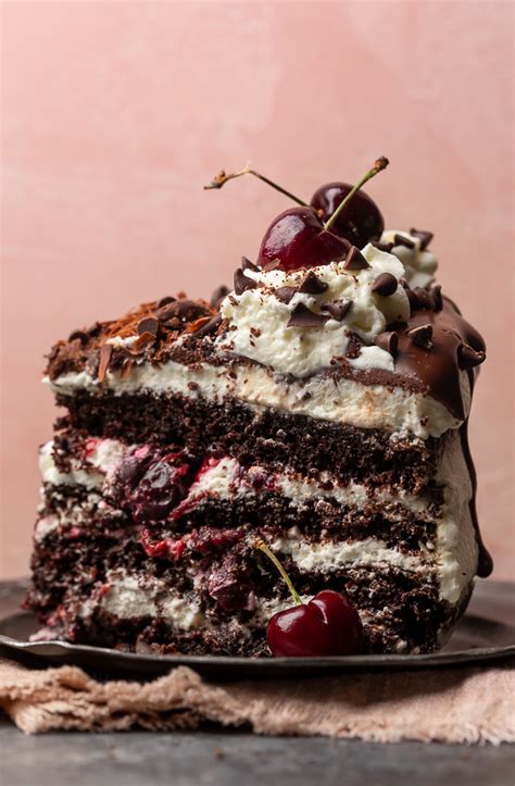 Mile-High Black Forest Cake - Baker by Nature