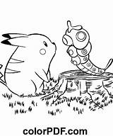 Caterpie And Pikachu Pokemon – Coloring Pages Books In PDF sketch template