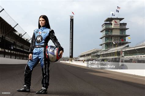 IndyCar Series, Portrait of Danica Patrick standing on track at... News ...