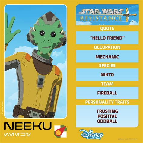 ‘Star Wars Resistance’ Character Cards Reveal Team Fireball, BB-8, and More!! Check It Out ...