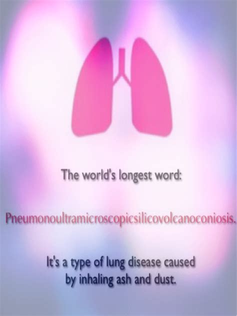 Pneumonoultramicroscopicsilicovolcanoconiosis - MEDizzy