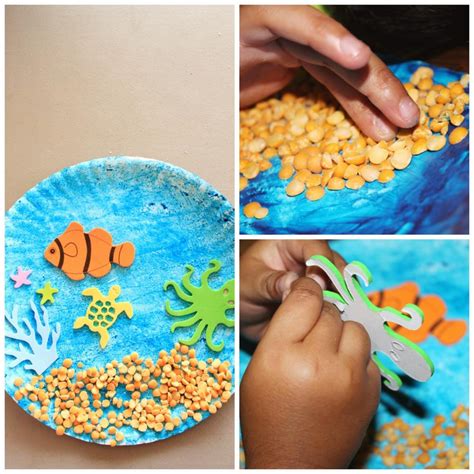 paper-plate-craft-fish-aquarium | No More Still