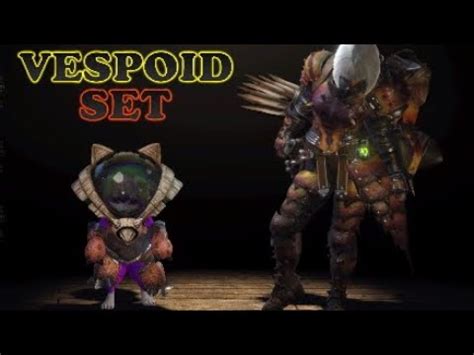 Monster Hunter: World VESPOID ARMOR SET - YouTube