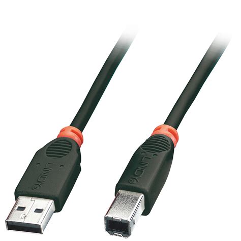 USB 2.0 Cable A/B black 0.5m | $4 | The Connectivity Center