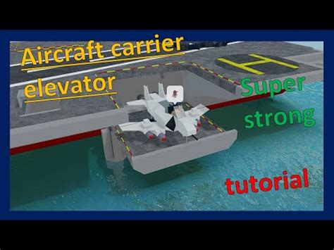 Aircraft Carrier Elevator | Plane Crazy | Tutorial - YouTube