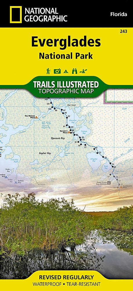 Buy map: Everglades National Park, Map 243 by National Geographic Maps – YellowMaps Map Store