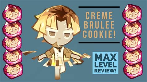 Creme Brulee Cookie Max Level Review! | Is He Worth Upgrading? | Cookie Run: Kingdom - YouTube