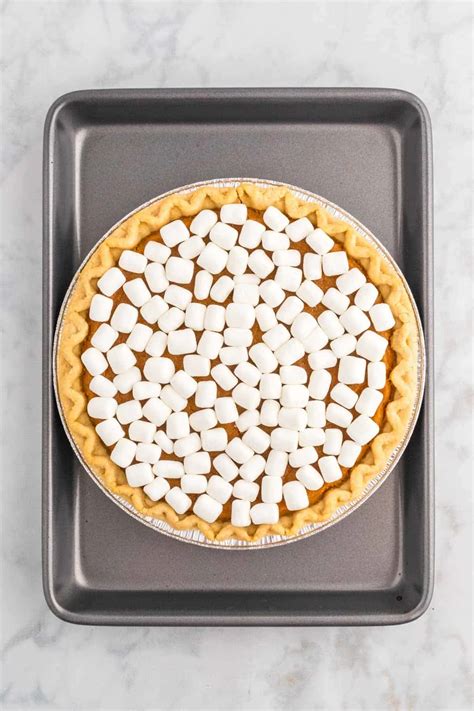 Sweet Potato Pie with Marshmallows - THIS IS NOT DIET FOOD