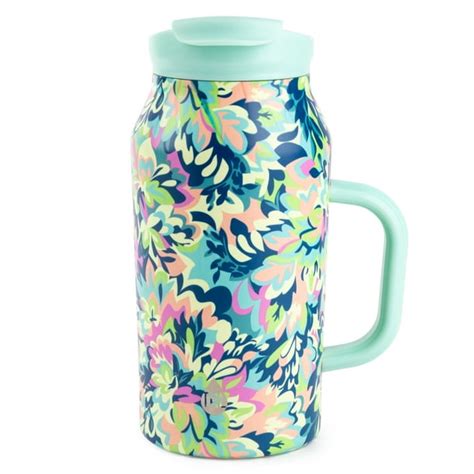 TAL Stainless Steel Basin Tumbler 40 fl oz, Mint Green Flower - Walmart.com