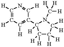 Nicotine Formula & Structure