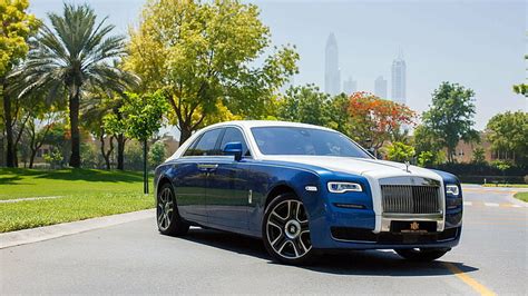 Rolls Royce, Rolls-Royce Ghost, Blue Car, Car, Luxury Car, HD wallpaper | Wallpaperbetter