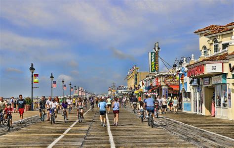 Ocean City N J Boardwalk Photograph by Allen Beatty