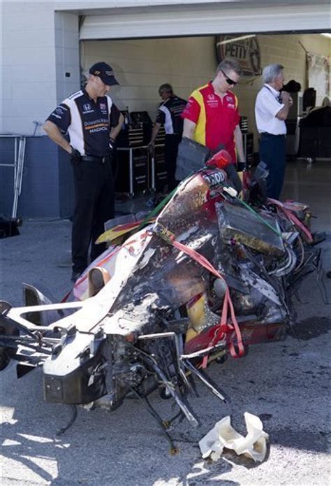 Wheldon dies after massive crash in Vegas - The San Diego Union-Tribune