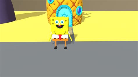 SpongeBob 3D by blender - Download Free 3D model by MuneerSbehat [41372ab] - Sketchfab