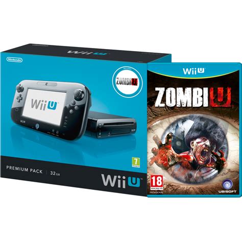 Wii U Console: 32GB ZombiU Premium Pack - Black Games Consoles | Zavvi