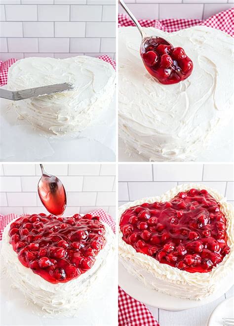 Sweetheart Cherry Cake