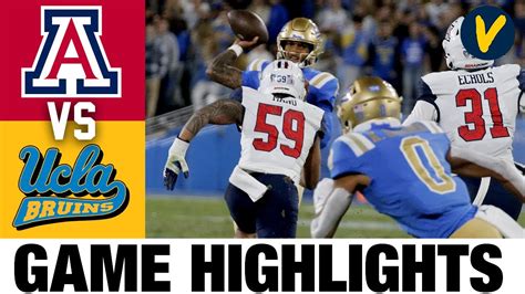 Arizona at #12 UCLA | 2022 College Football Highlights