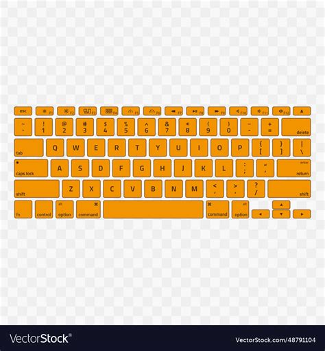 Laptop keyboards Royalty Free Vector Image - VectorStock