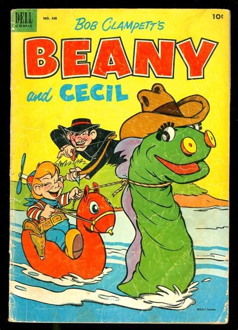 BOB CLAMPETT'S BEANY AND CECIL FOUR COLOR 448 3.5 VG- 1952 DELL | Beany ...