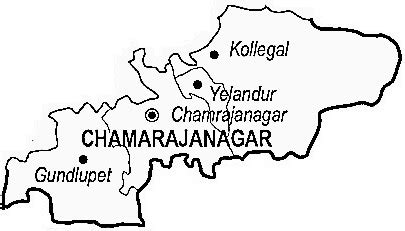 Chamarajanagar District | Chamarajanagar District Map