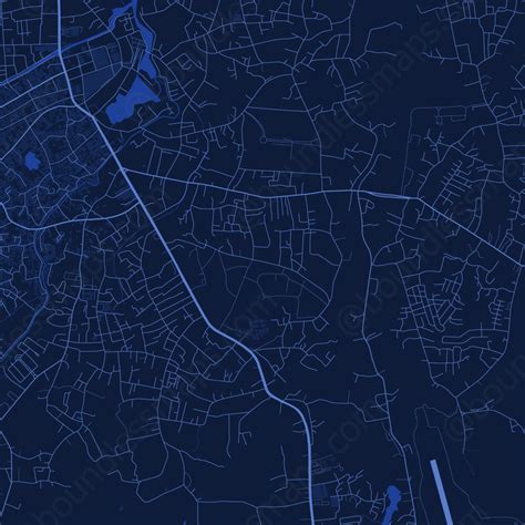 Pangkalpinang Vector Map - Dark Blue (AI,PDF) | Boundless Maps