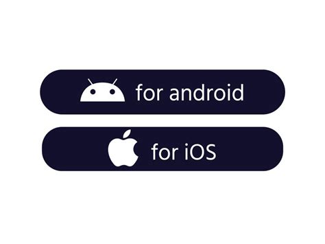 For Android & For iOS Logo PNG vector in SVG, PDF, AI, CDR format