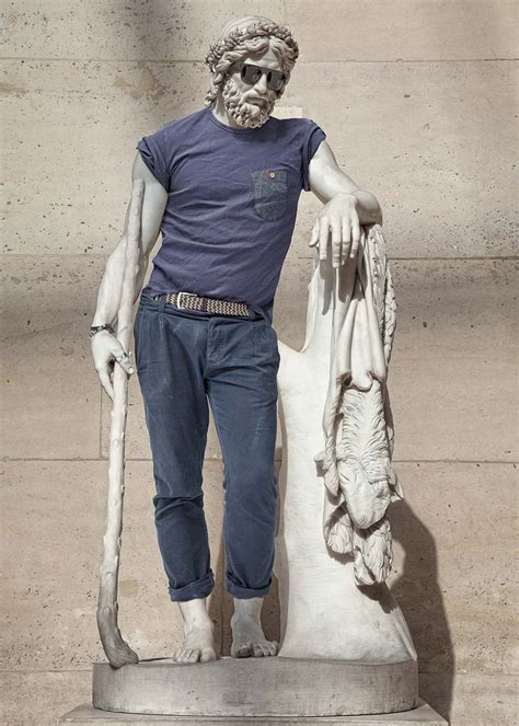 'hipsters in stone' by leo caillard