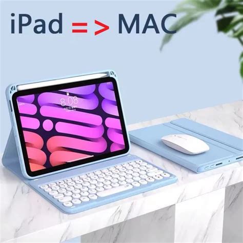 ipad Mini 6 Keyboard Case 2021ipad Pro 11-Inch Round Keycap Magnetic ...